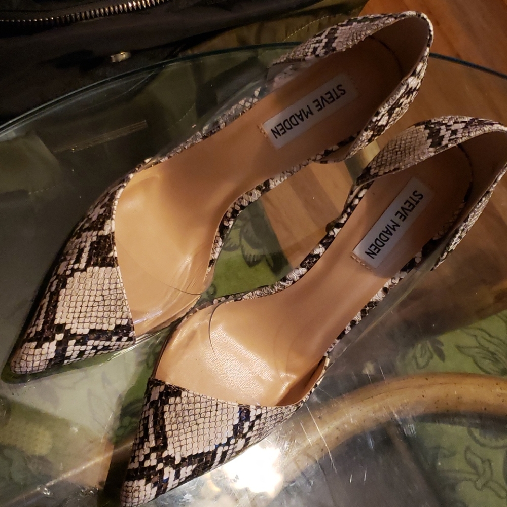 Steve Madden Snake Heel